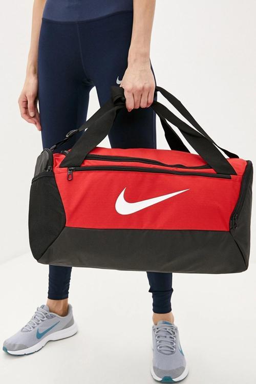 Brasilia Small Training Duffel Bag Unisex (51cm x 28cm x 28cm) Spor Çantası Kırmızı