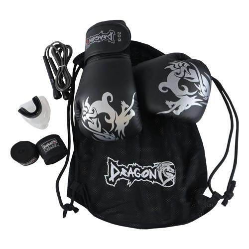 Sangal Boks Eldiveni 5'li Set (Sangal Eldiven+Bandaj+Dişlik+İp+Çanta)