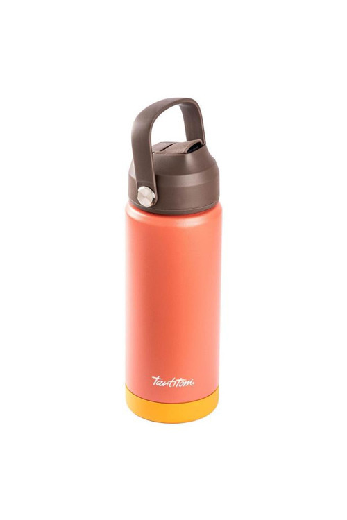 PEMBE TUTAMAÇLI PASLANMAZ ÇELİK PİPETLİ TERMOS 500ML
