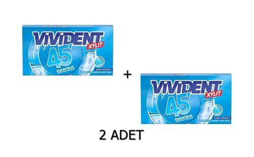 45 Dakika Nane Aromalı Şekersiz-Tatlandırıcılı Şerit Sakız 26g