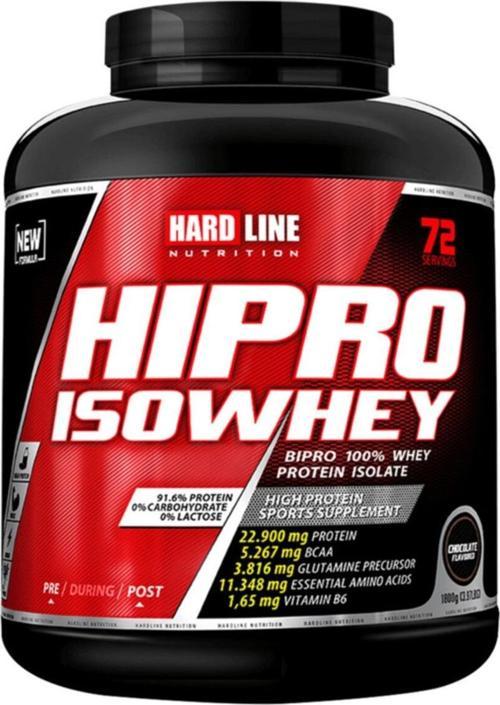 Hipro Isowhey 1800 gr Çikolata Çikolatalı Protein Tozu Şekersiz