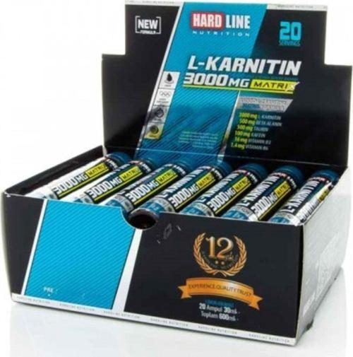L-karnitin Matrix 3000 mg 20 Ampül