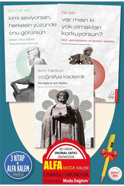 Kimi Seviyorsan - Var Mısın Ki - Coğrafya Kaderdir - (İbni Arabi - Ibn-İ Haldun - Farabi) 3 Kitap