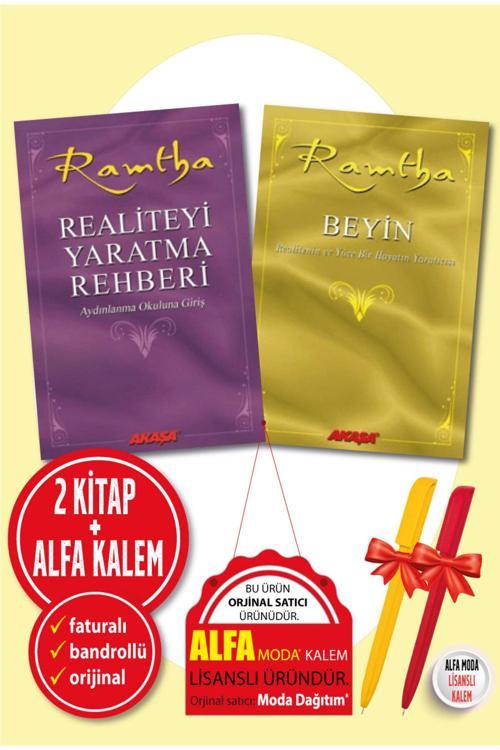 Realiteyi Yaratma Rehberi + Beyin (Ramtha) 2 Kitap Set -Yeni Kitaplar- Akaşa Yayınları