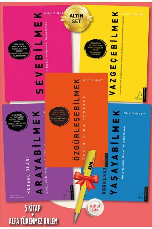 Vazgeçebilmek - Özgürleşebilmek - Sevebilmek - Korkusuzca Y. - Kutsal Olanı A. (Guy Finley) 5'Li Set