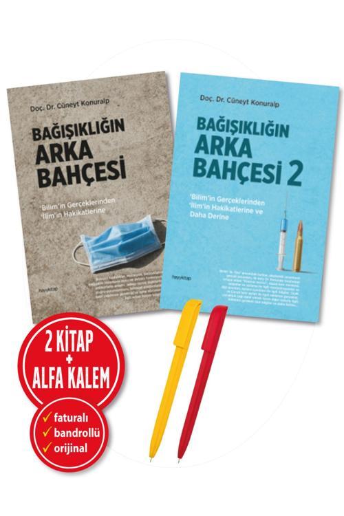 Alfa Kalem + Cüneyt Konuralp(Bağışıklığın Arka Bahçesi 1 Ve 2) 2 Kitap Set