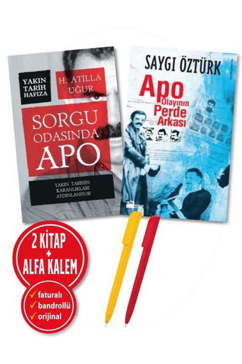Alfa Kalem + Sorgu Odasında Apo (H.Atilla Uğur) + Apo Olayının Perde Arkası (Saygı Öztürk) 2 Kitap