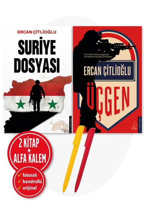 Alfa Kalem + Ercan Çitlioğlu 2 Kitap Set - Suriye Dosyası + Üçgen - Destek Yayınları