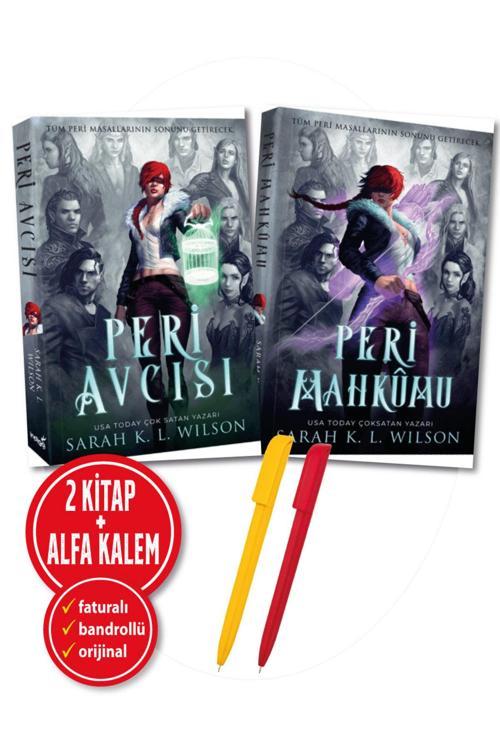 Sarah K. L. Wilson 2 Kitap Set/ Peri Avcısı + Peri Mahkumu + Alfa Kalem İndigo Kitap Edebiyat/Roman