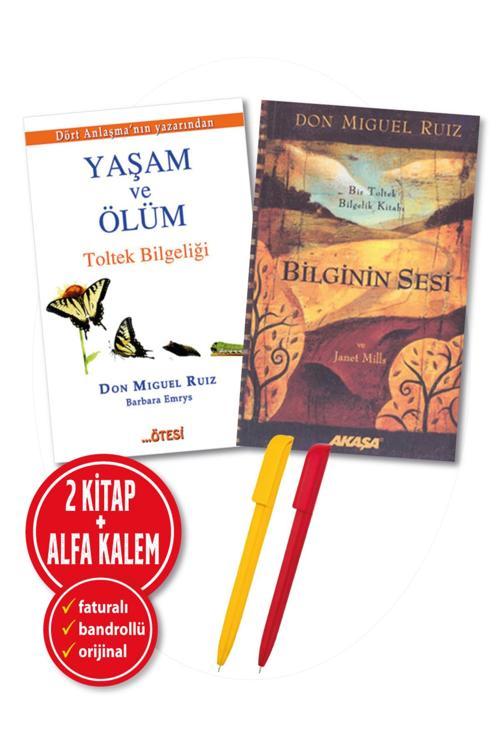 Alfa Kalem + Don Miguel Ruiz(Bilginin Sesi Toltek Bilgelik + Yaşam Ve Ölüm) 2 Kitap-Bireysel Geli-Akaşa
