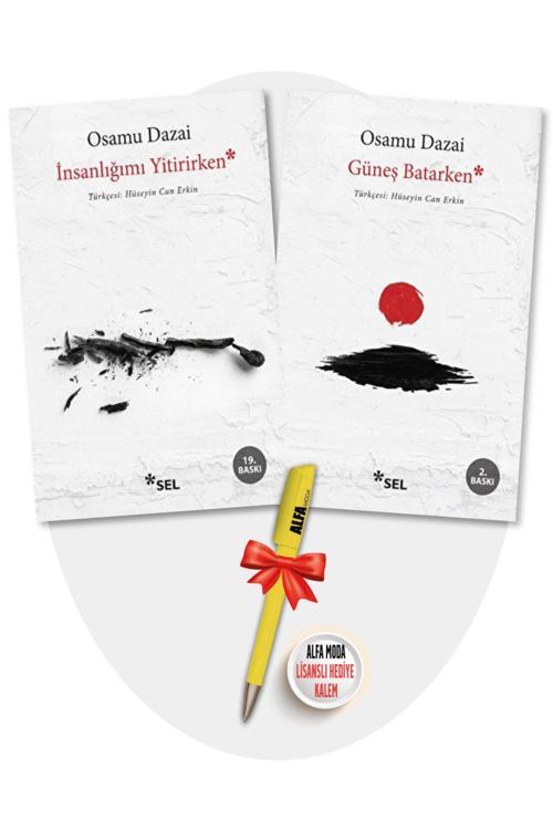 Güneş Batarken İnsanlığımı Yitirirken Osamu Dazai 2 Kitap Moda Lisanslı Kalem Osamu Dazai