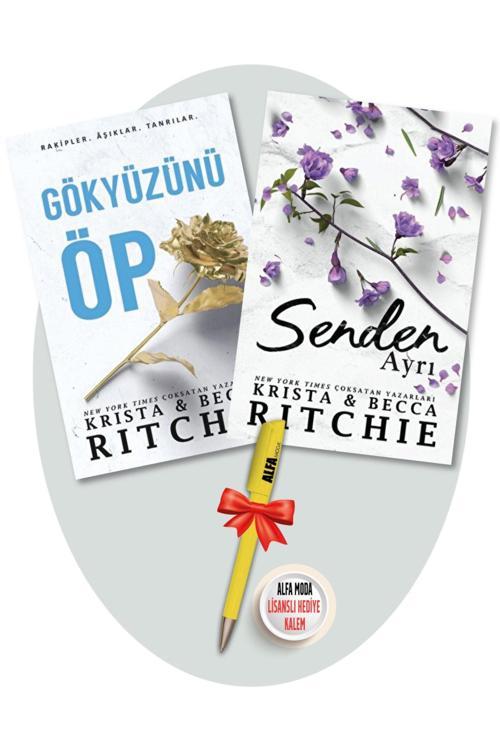 Gökyüzünü Öp + Senden Ayrı Krista & Becca Ritchie 2 Kitap Setalfa Moda Lisanslı Kalem Hediye