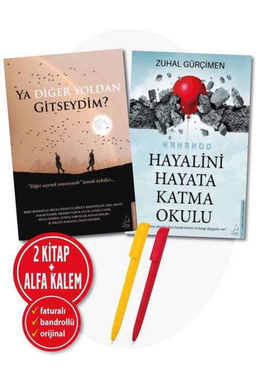 Zuhal Gürçimen 2 Kitap Set (Ya Diğer Yoldan Gitseydim? + Hayalini Hayata Katma Okulu) + Kalem-Destek