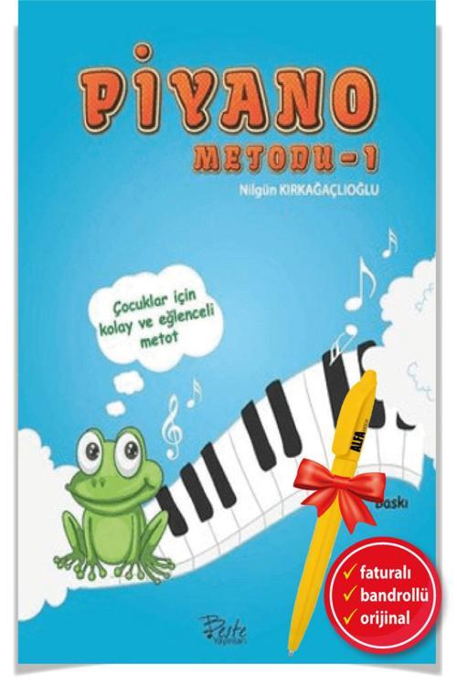 Alfa Kalem + Piyano Metodu 1 Çocuklar İçin Kolay Eğlenceli/Fatma Nilgün Kırkağaçlıoğlu-Beste