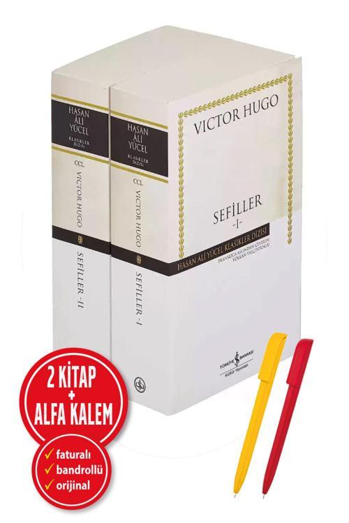 Alfa Kalem + Victor Hugo Sefiller 2 Kitap Takım (Sefiller 1-Sefiller 2)