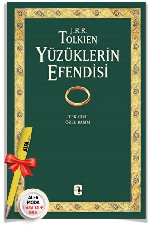 Yüzüklerin Efendisi - Tek Cilt Özel Basım (J. R. R. Tolkien) + Moda Lisanslı Kalem - Metis Yayınları