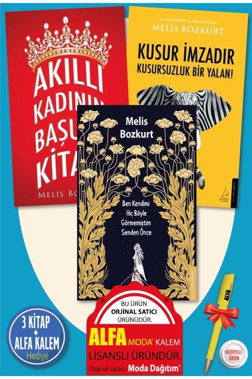 Akıllı Kadının Başucu - Kusur Imzadır - Ben Kendimi Hiç (Melis Bozkurt) - Destek - Set - Hediyeli