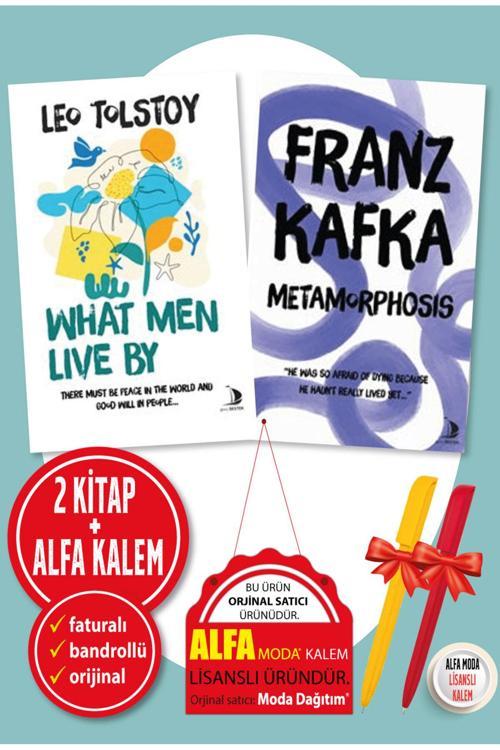 Alfa Kalem + What Men Live By + Metamorphosis(Franz Kafka-Tolstoy) 2'Li Set-İngilizce-Kitap-Destek