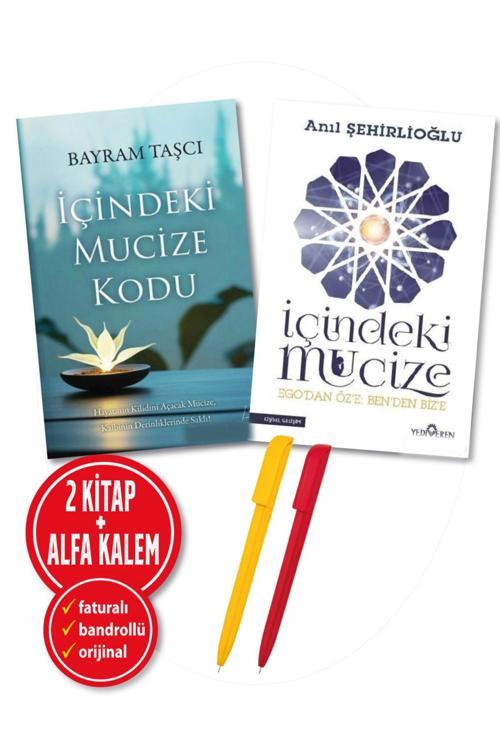 Alfa Kalem + Bayram Taşcı&Anıl Şehirlioğlu 2 Kitap (İçindeki Mucize Kodu + İçindeki Mucize) Yeni