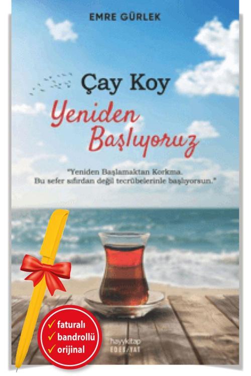 Alfa Kalem + Çay Koy Yeniden Başlıyoruz/Emre Gürlek(Yeni)Edebiyat/Deneme-Hayykitap