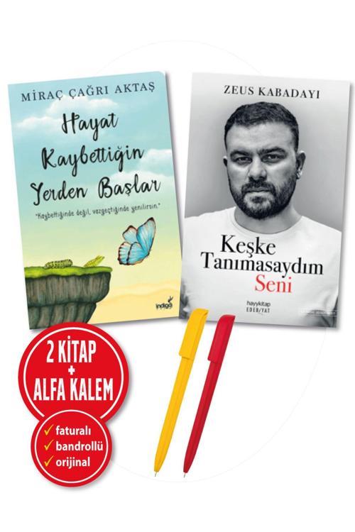 Alfa Kalem + Miraç Çağrı(Hayat Kaybettiğin Yerden Baş) + Zeus Kabadayı(Keşke Tanımasaydım Seni) 2 Kitap