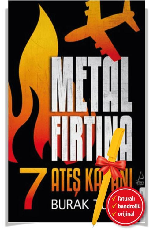 Alfa Kalem + Metal Fırtına 7-Ateş Kapanı (Burak Turna)-Yeni-Edebiyat/Roman-Destek Kitap