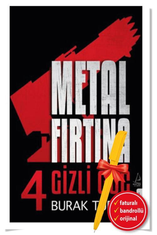Alfa Kalem + Metal Fırtına 4-Gizli Güç (Burak Turna)-Yeni-Edebiyat/Roman-Destek Kitap