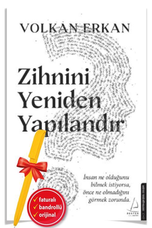 Alfa Kalem + Zihnini Yeniden Yapılandır -Kitap- Volkan Erkan - Destek Yayınları