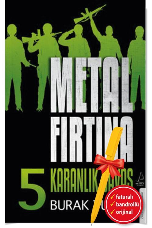 Alfa Kalem + Metal Fırtına 5-Karanlık Savaş (Burak Turna)-Yeni-Edebiyat/Roman-Destek Kitap