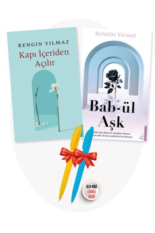 Rengin Yılmaz 2 Kitap Set - Kapı İçeriden Açılır + Bab-Ül Aşk + Alfa Moda Kalem - Destek Yayınları