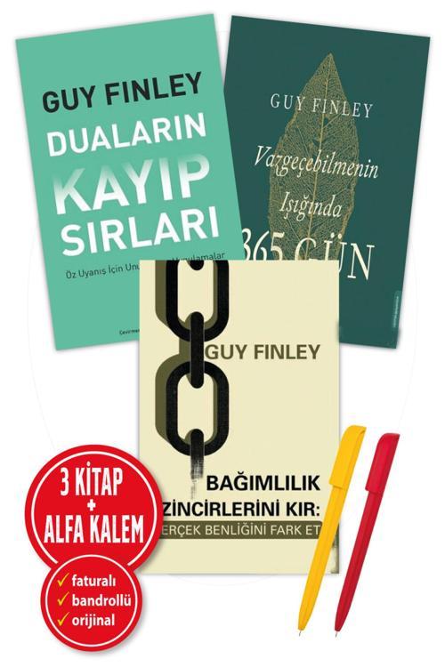 Alfa Kalem + Guy Finley 3 Kitap Duaların Kayıp Sırları + Vazgeçebilmenin Işığı + Bağımlılık Zincirlerini