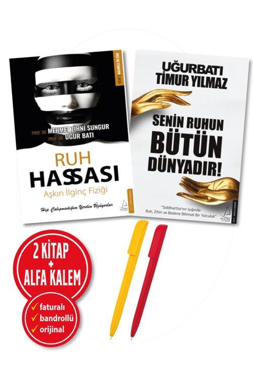 Alfa Kalem + Ruh Hassası + Senin Ruhun Bütün Dünyadır 2 Kitap (Uğur Batı + Mehmet Zihni Sungur)-Yeni