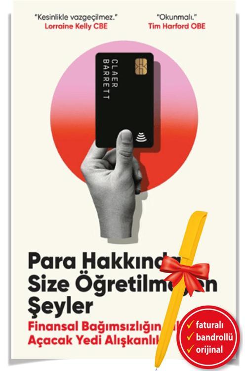 Alfa Kalem + Para Hakkında Size Öğretilmeyen Şeyler (Claer Barrett) -Yeni Kitap- Butik Yayınları