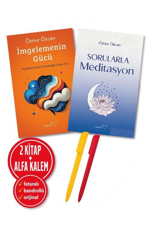 Alfa Kalem + Öznur Özcan 2 Kitap(İmgelemenin Gücü + Sorularla Meditasyon) Kişisel Gelişim Yeni Müptela
