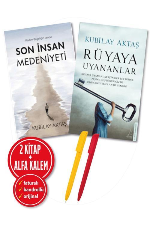 Alfa Kalem + Kubilay Aktaş 2 Kitap Set (Rüyaya Uyananlar + Son İnsan Medeniyeti)-Yeni-Destek Kitap