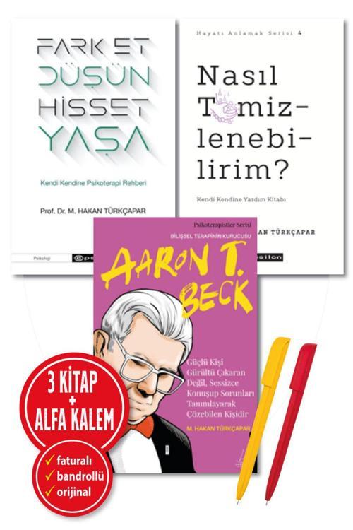 M. Hakan Türkçapar 3 Kitap Güçlü Kişi Gürültü Nasıl Temizlenebilirim? + Fark Et Düşün Hisset Yaşa