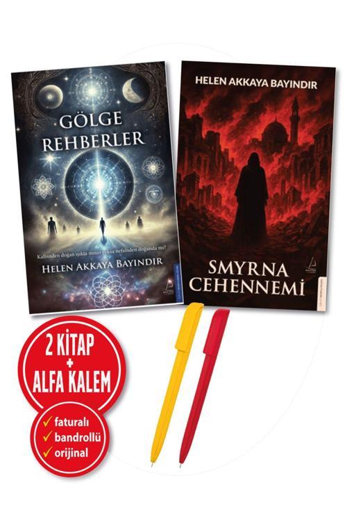 Alfa Kalem + Helen Akkaya Bayındır 2 Kitap Yeni (Smyrna Cehennemi + Gölge Rehberler) Kişisel Destek