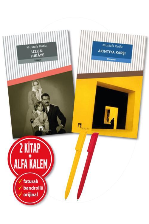 Alfa Kalem + Uzun Hikaye + Akıntıya Karşı(Mustafa Kutlu) 2 Kitap Set-Yeni-Türk Edebiyatı-Dergah Kitap