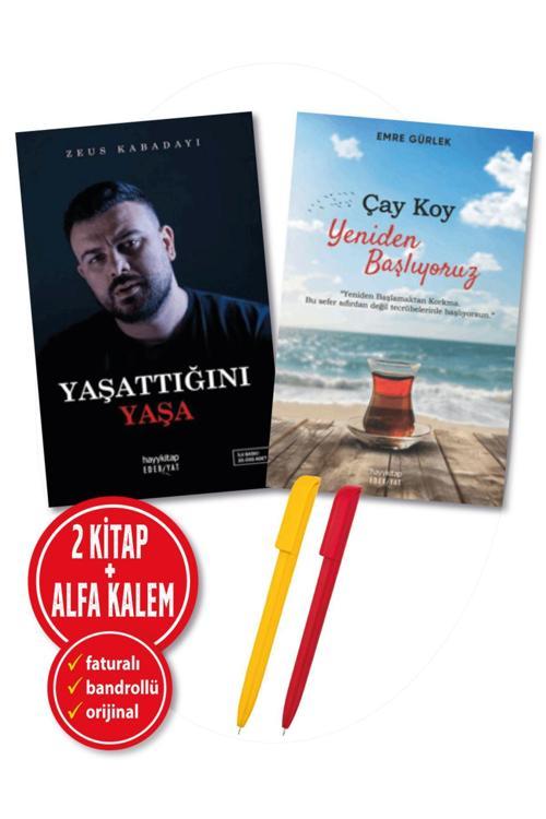 Alfa Kalem + Zeus Kabadayı Yaşattığını Yaşa + Emre Gürlek Çay Koy Yeniden Başlıyoruz 2 Kitap