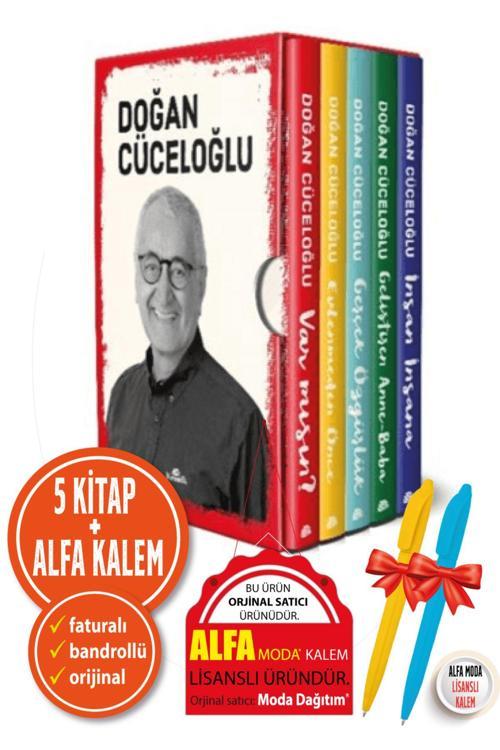 Doğan Cüceloğlu - Kutulu (5 Kitap) Set - İnsan İnsana Geliştiren Gerçek Öz Evlenmeden Ön Var Mısın?