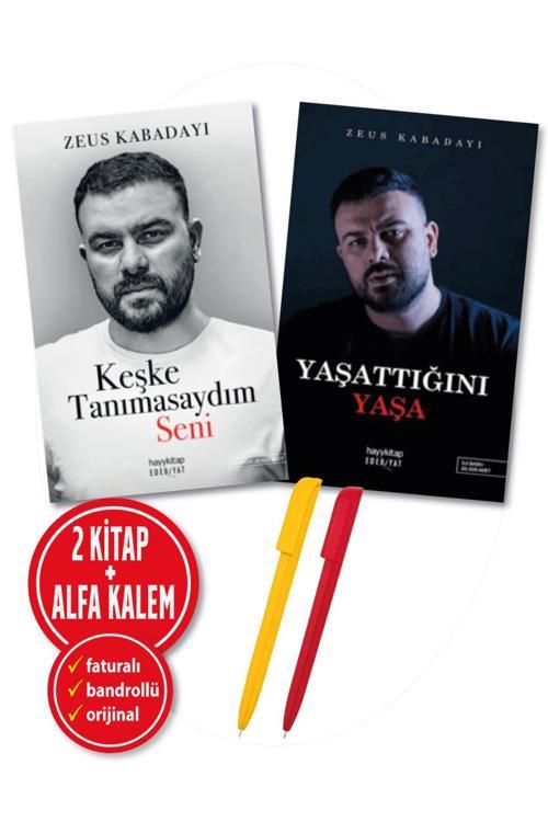 Alfa Kalem + Zeus Kabadayı (Yaşattığını Yaşa + Keşke Tanımasaydım Seni) 2 Kitap-Yeni