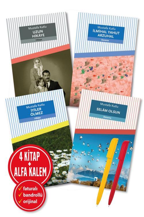 Alfa Kalem + Mustafa Kutlu 4 Kitap Set(Uzun Hikaye + İlmihal Yahut Arzuhal + İyiler Ölmez + Selam Olsun)