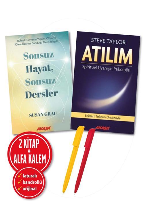 Alfa Kalem + Susan Grau 2 Kitap(Sonsuz Hayat, Sonsuz Dersler + Atılım) Kişisel Gelişim Yeni Akaşa
