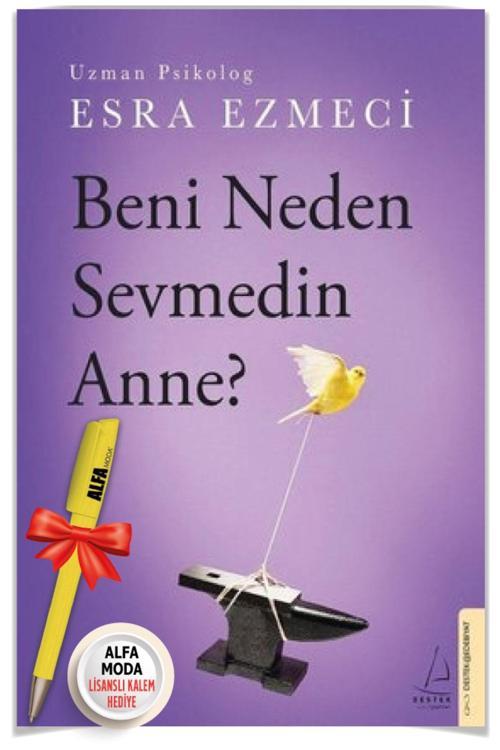 Beni Neden Sevmedin Anne? (Esra Ezmeci) + Alfa Moda Lisanslı Kalem Hediye - Destek Yayınları
