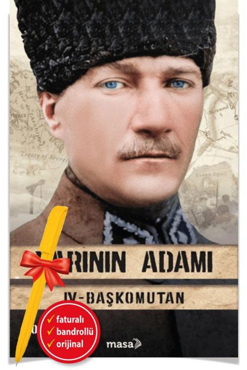 Alfa Moda Kalem + Yarının Adamı 4 Başkomutan (Con Sinov) Yeni Kitap - Masa Kitap Tarih