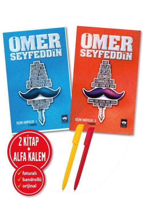 Alfa Kalem + Ömer Seyfeddin Seyfettin(Seçme Hikayeler 1 Ve 2) 2 Kitap Set-Yeni-Türk Edebiyatı-Ötüken