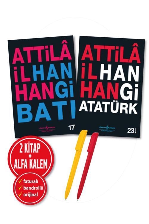 Alfa Kalem + (Hangi Batı + Hangi Atatürk) Attila İlhan 2 Kitap Set-Edebiyat/Deneme/Politika-İş Kültür