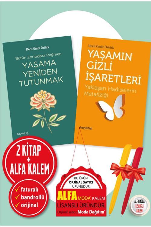 Alfa Kalem + Mecit Ömür Öztürk 2 Kitap (Yaşama Yeniden Tutunmak-Yaşamın Gizli İşaretleri)