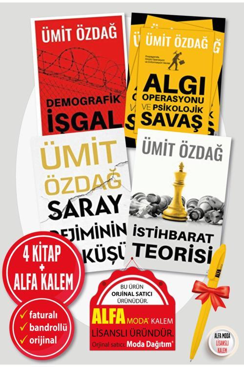 Ümit Özdağ 4 Kitap Set - İstihbarat Teorisi + Demografik İşgal + Algı Operasyonu + Saray Rejiminin