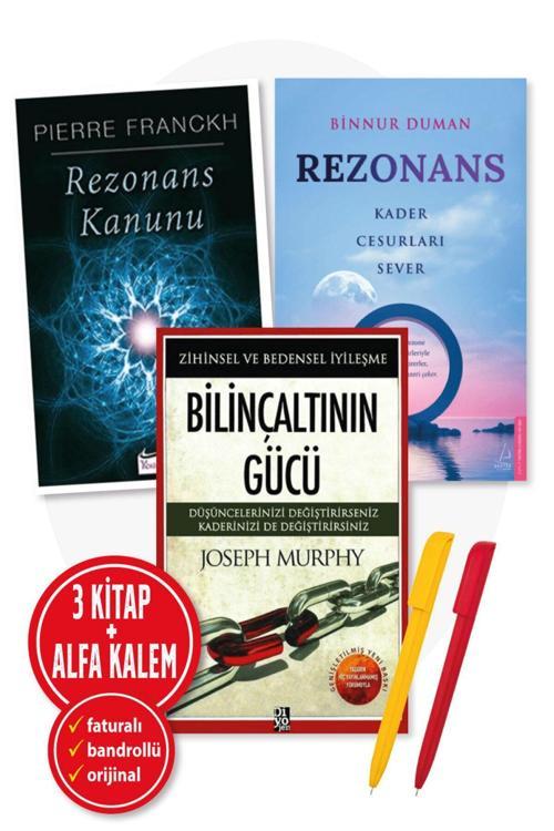 Rezonans (Binnur Doğan) + Rezonans Kanunu(Pierre Franckh) + Bilinçaltının Gücü(Joseph Murphy) 3 Kitap